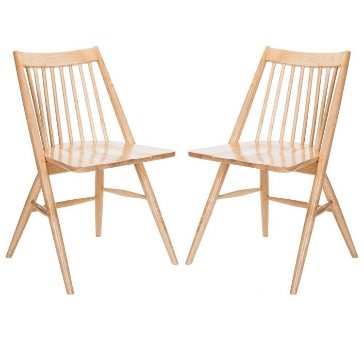 (Set of 2) Oakdene Solid Wood Side Chairs CG1748