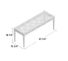 Bandelier Coastal Off-white/Natural Accent Bench CG828