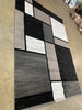 Load image into Gallery viewer, Lorenzo Geometric Gray/Black/White Area Rug, 10’x14’ (#32R)