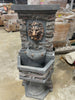 Penitas Resin/Fiberglass Lion Head Outdoor/Indoor Water Fountain