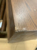 **AS IS** 47 in. Walnut Rectangle Wood Console Table LX5639