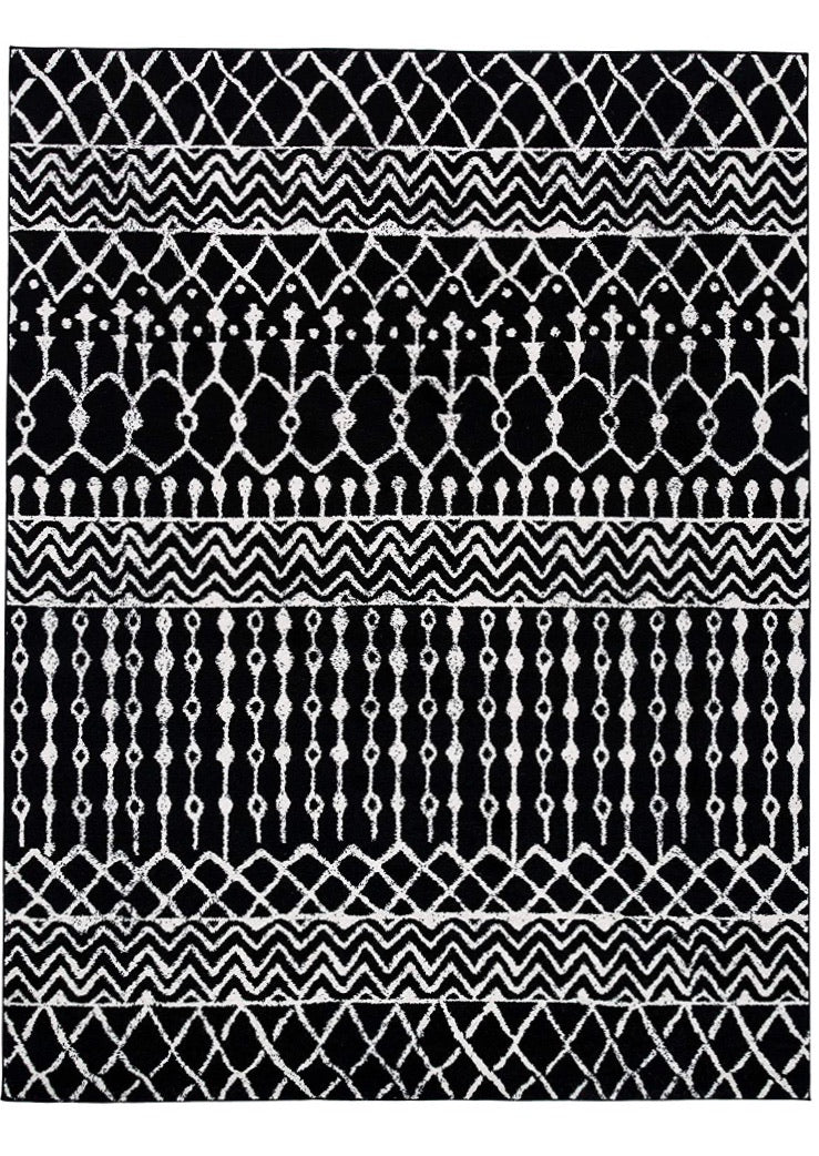 5' 3" x 7' 6" Talum  Boho Moroccan Distressed Area Rug CG287