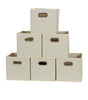 (Set of 6) Open Fabric Bins CG1068