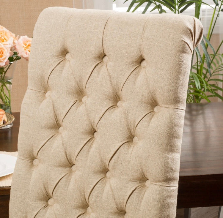 (Set of 2) Estbury Tall Tufted Upholstered Side Chair CG1845