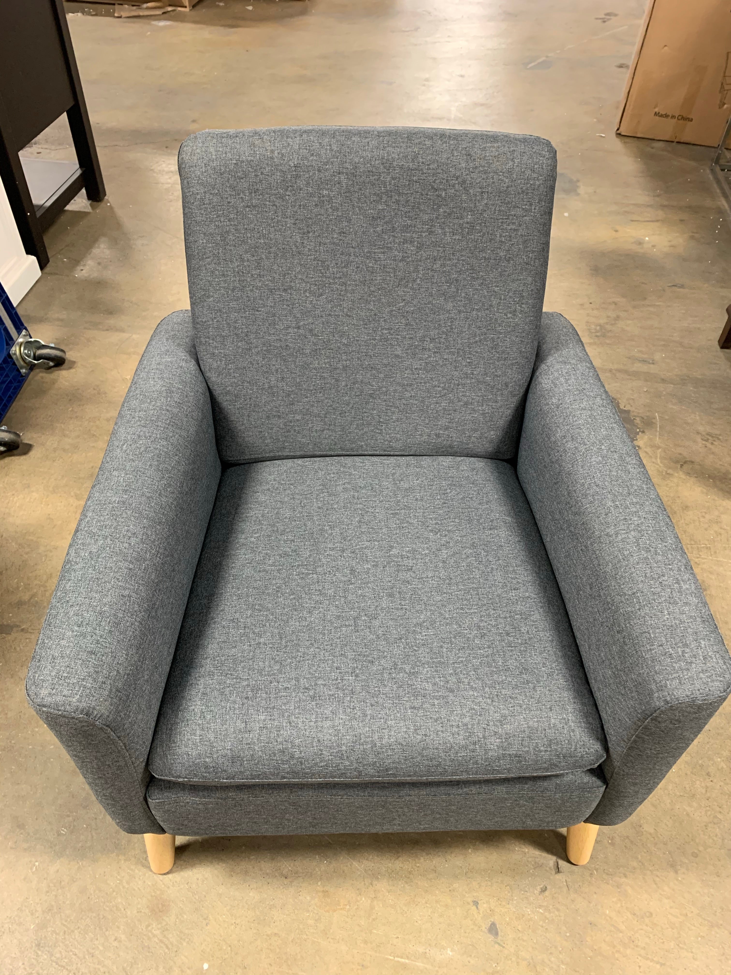 Belteau Armchair, Blue Gray