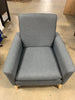 Belteau Armchair, Blue Gray