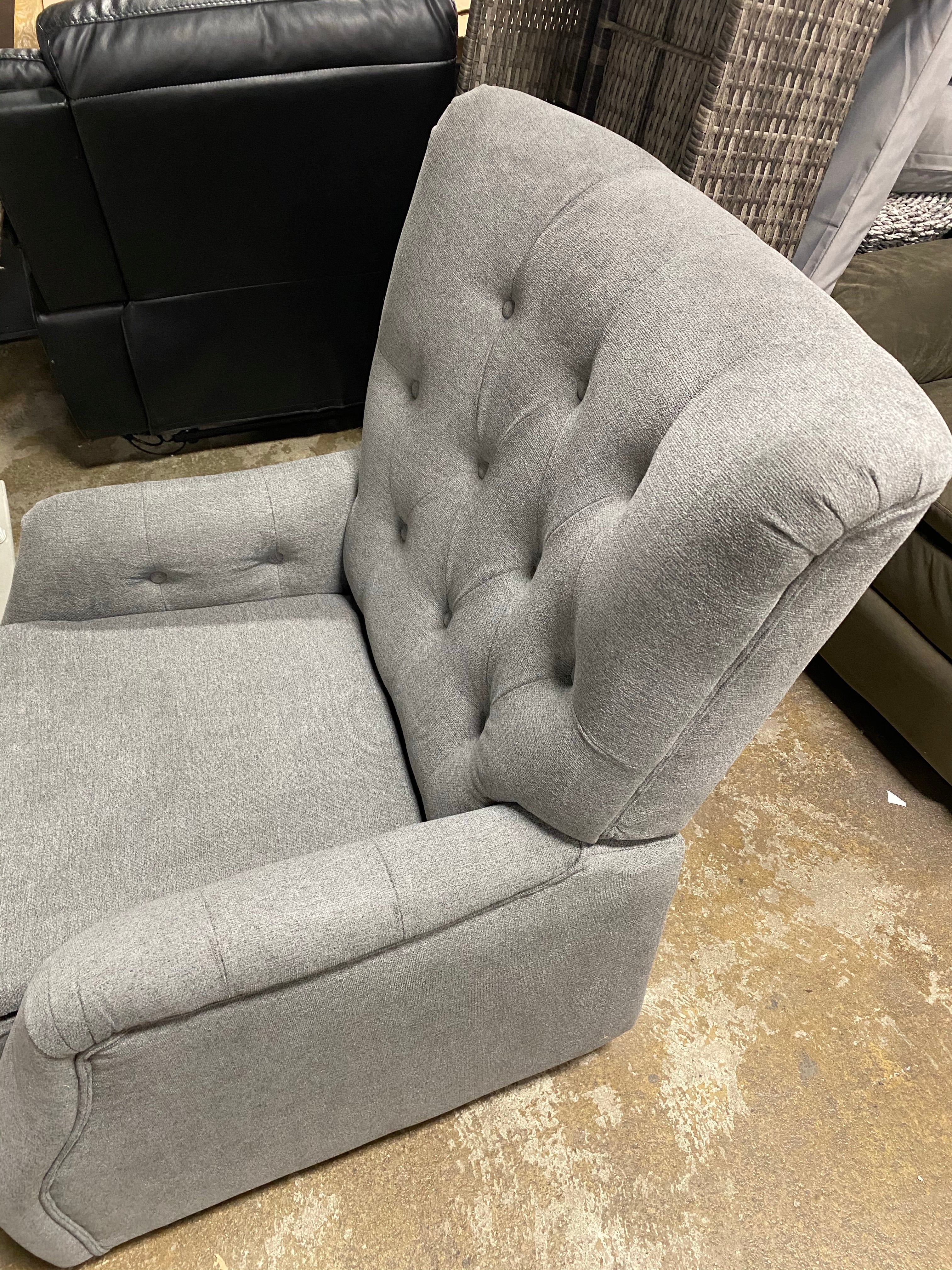 Gray Cooney Upholstered Glider Chair