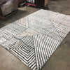 6'x9' Montalto Geometric Tufted Gray Area Rug CG1619