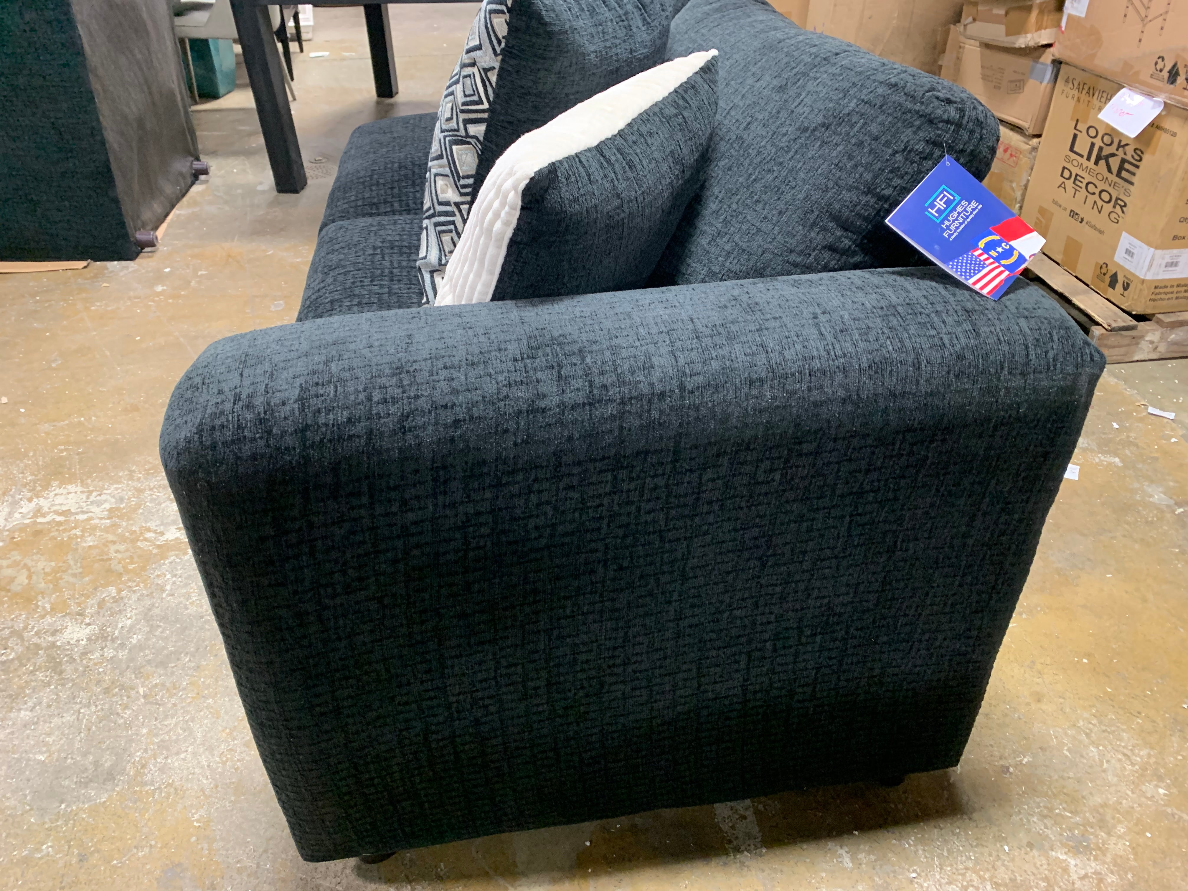 Black Sectional Piece *As Is*