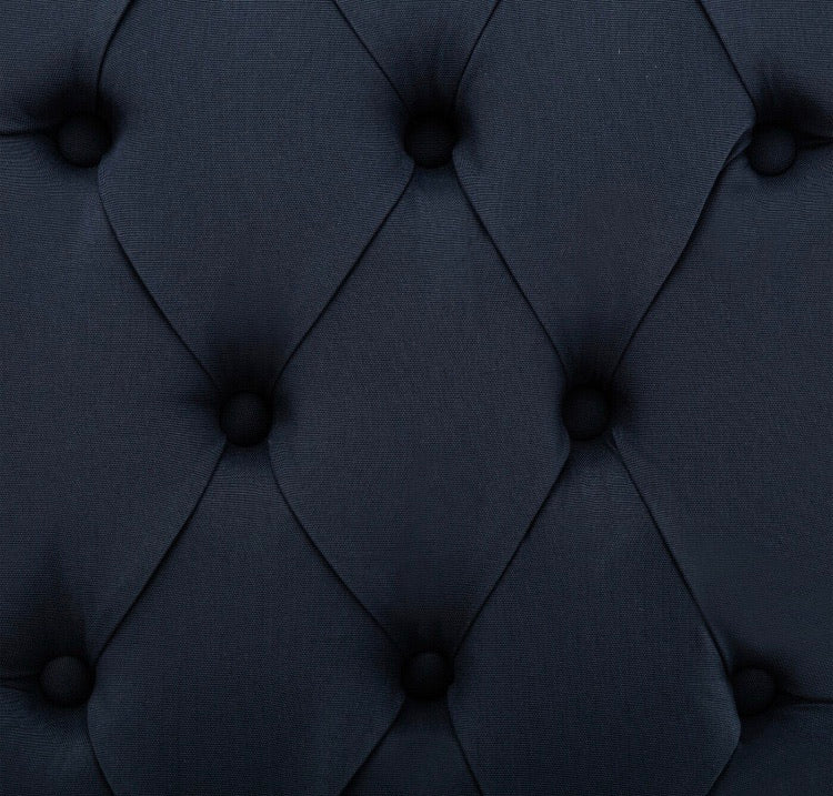 (Set of 2) Jocelyn Roll Top Tufted Upholstered Side Chair CG614