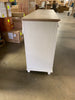 Aurora Hills White Bisque 4 Door Accent Chest