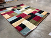 Barclay River Red 8 ft. x 10 ft. Modern Geometric Area Rug  HRUG100