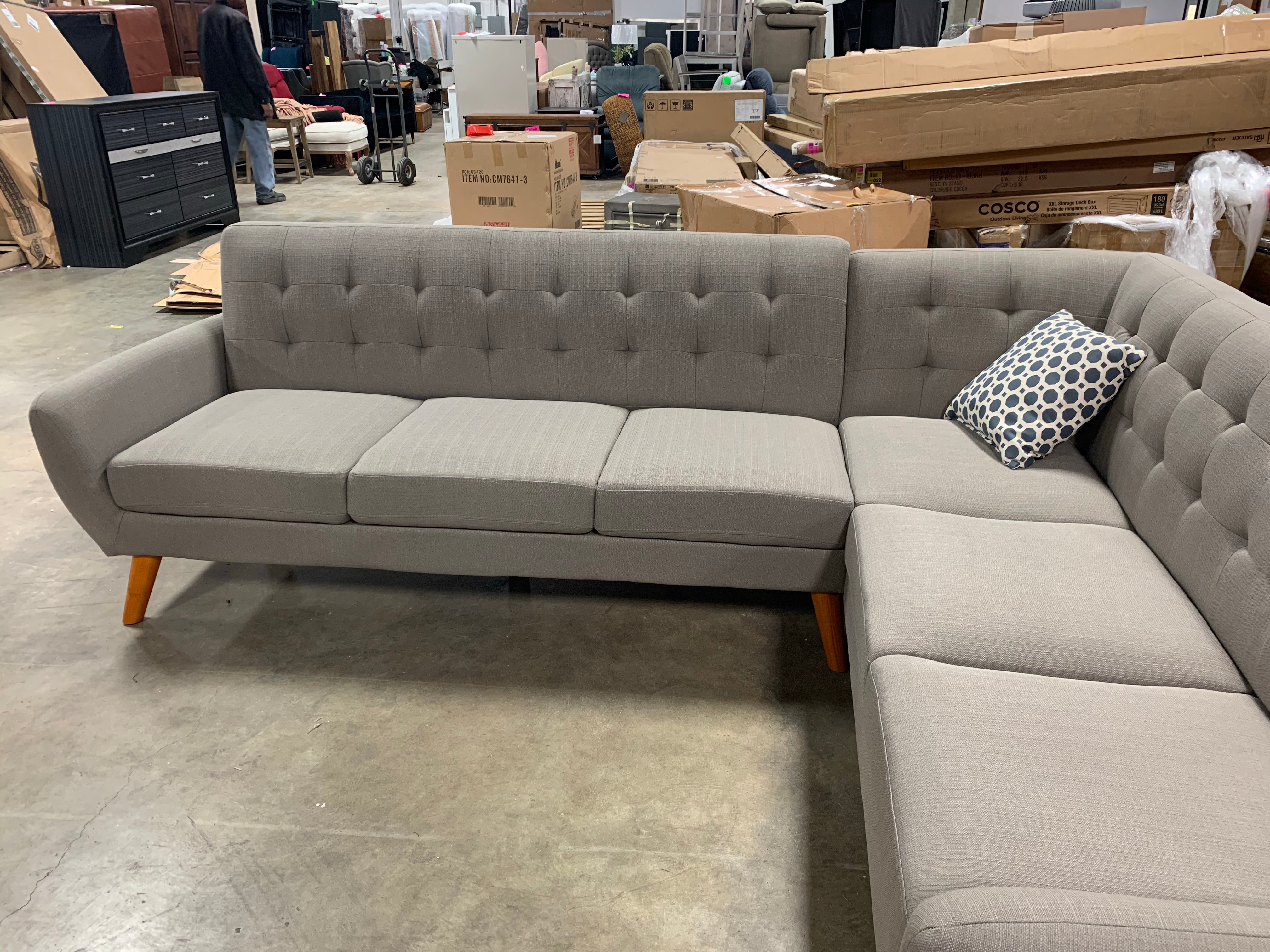 Austell 196" Right Hand Facing Sectional *AS-IS*