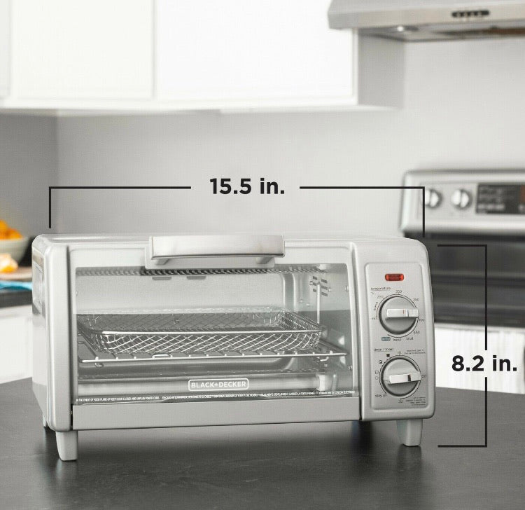 Black + Decker Crisp Bake Air Fry 4-Slice Toaster Oven CG1752