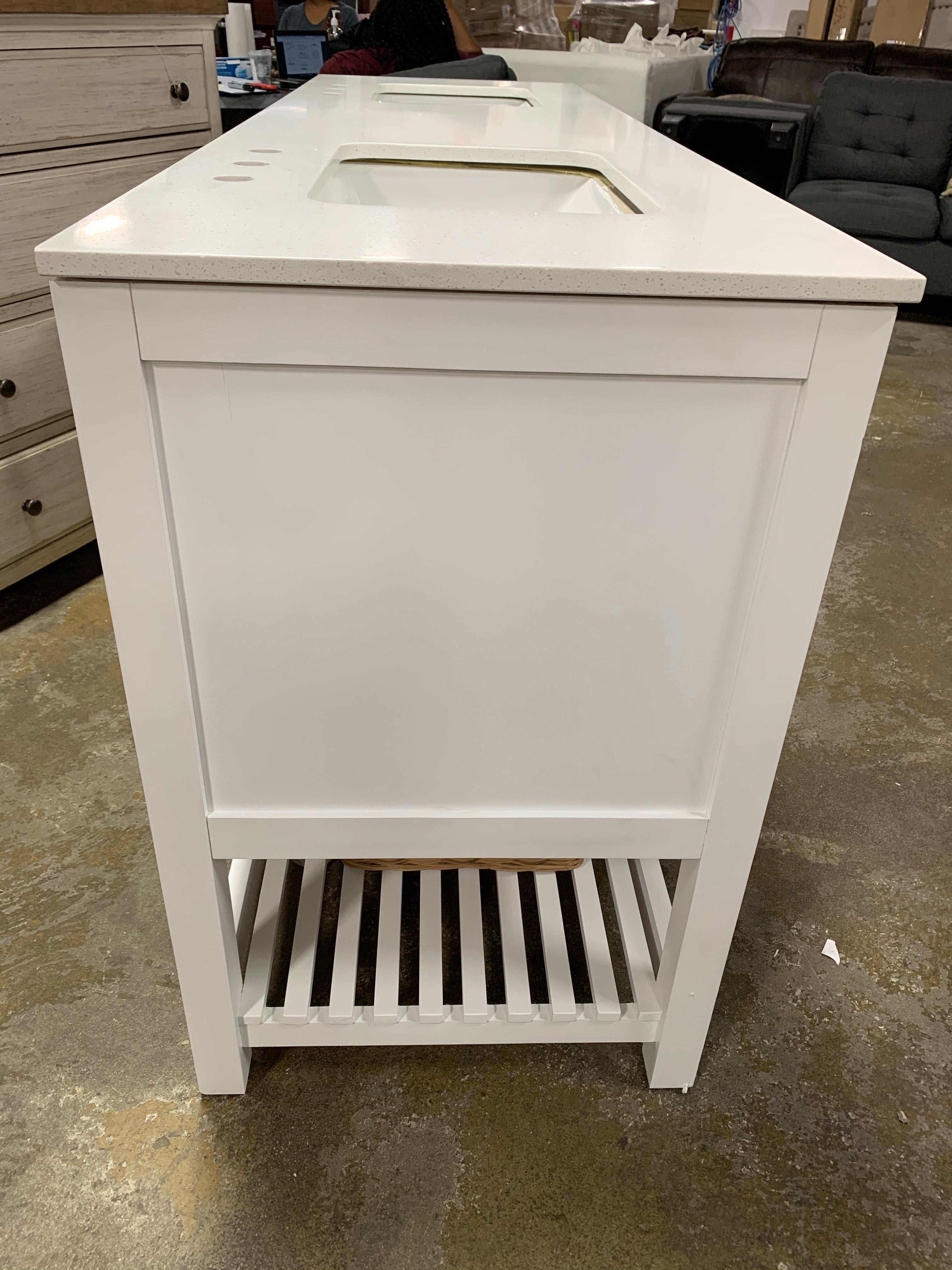 Northport 72" Double Bathroom Vanity Set Salvage & Co Indy