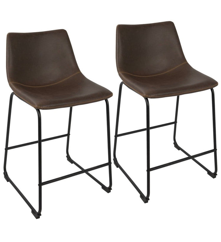 (Set of 2) 21"H Coleman Counter Stools CG577