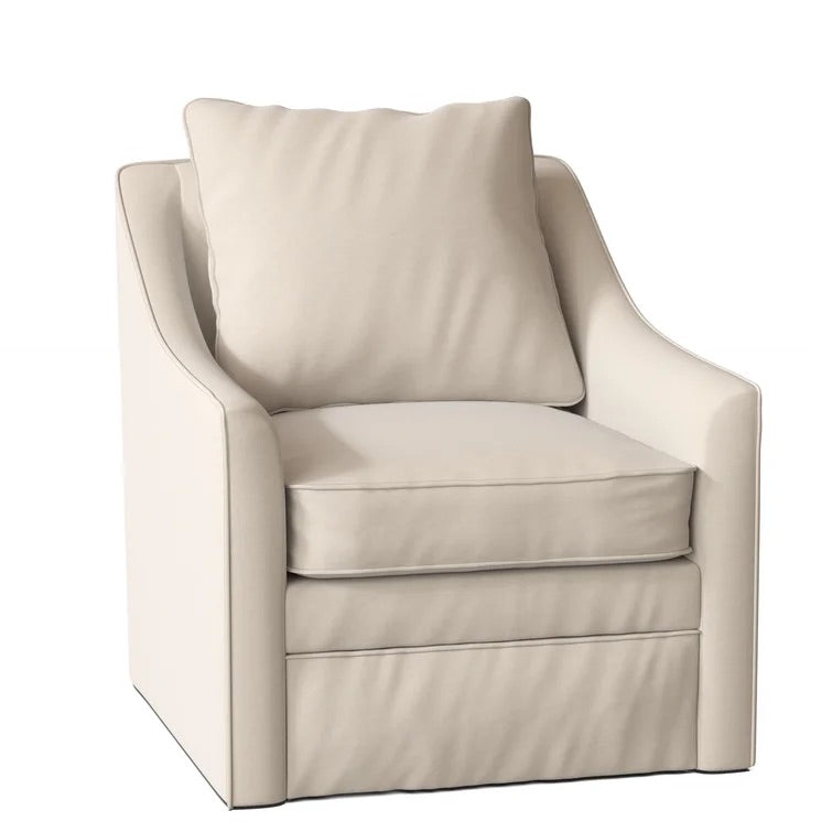 Quincy 30” Swivel Armchair in Bayou Stone OP086