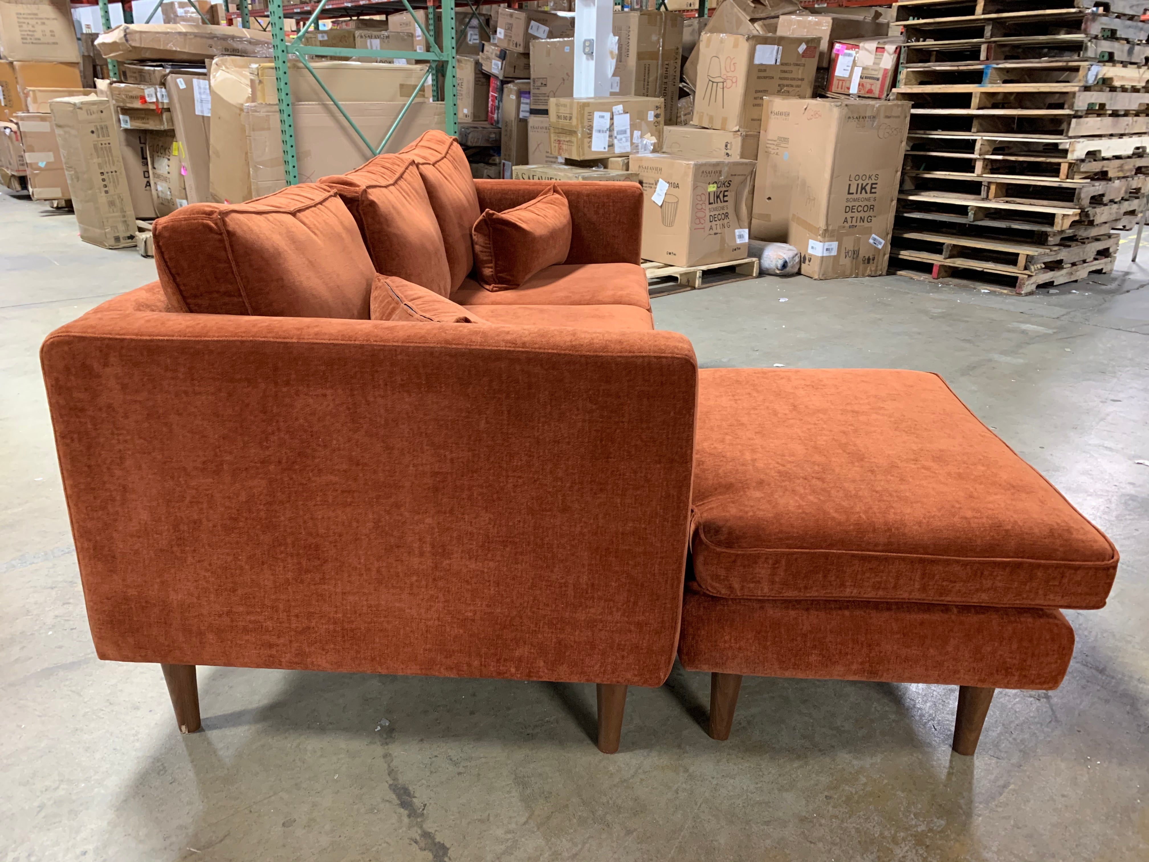 Bigler 89" Reversible Sectional, Danny Rust