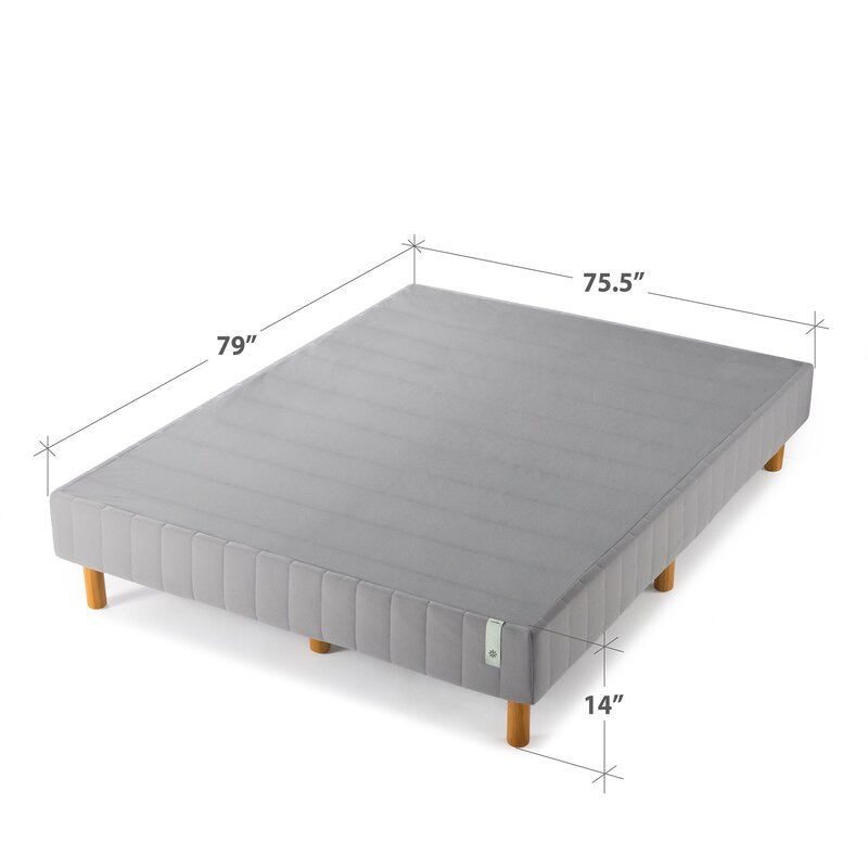 Yessinia High Profile 14" Metal Mattress Foundation/Box Spring - King (#K4749)