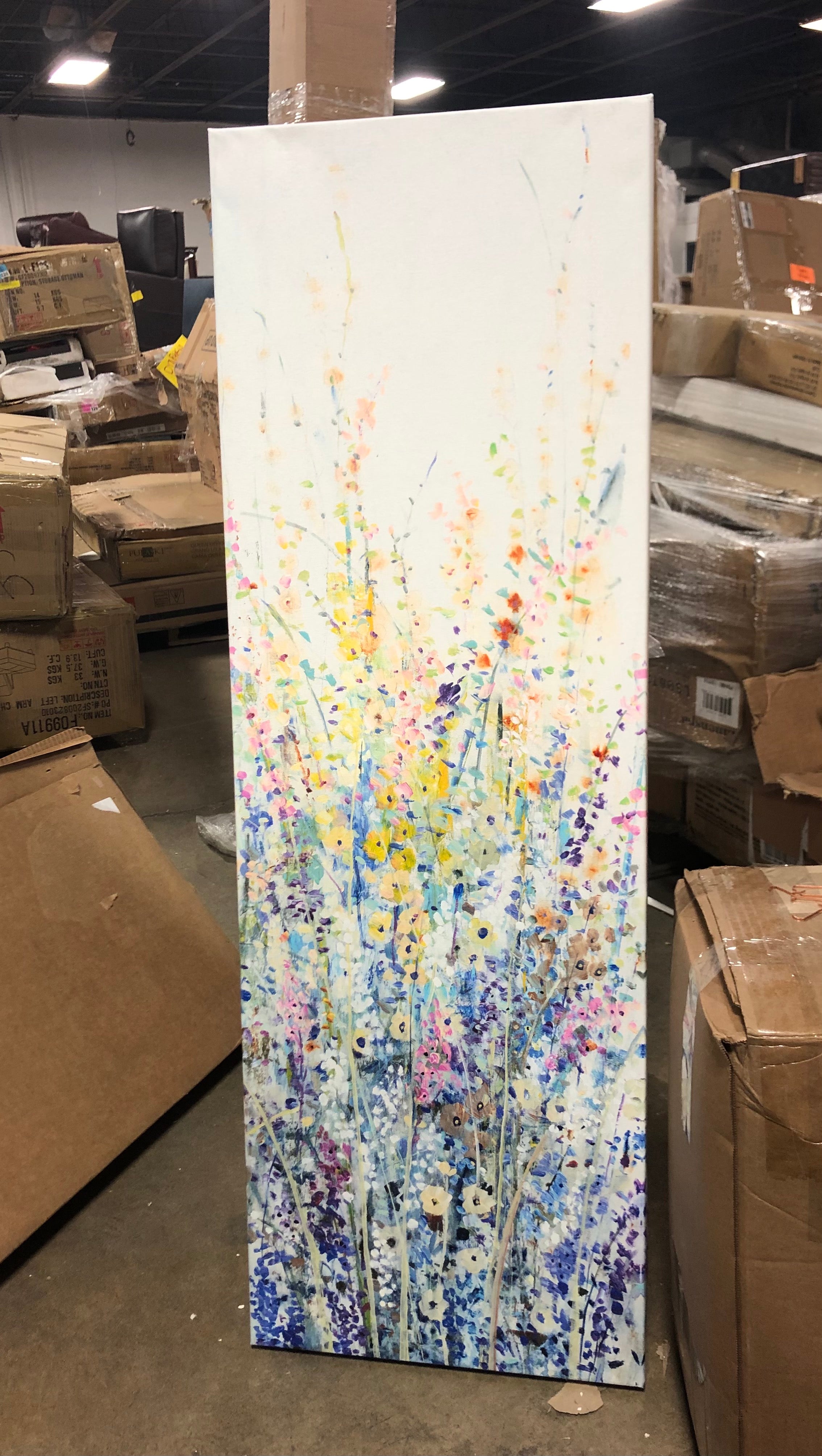 16"x48" Flower Canvas CG1985