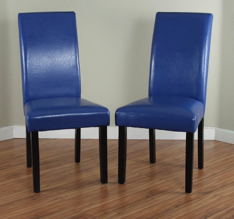 (Set of 2) DeMastro Upholstered Dining Chair Blue CG572
