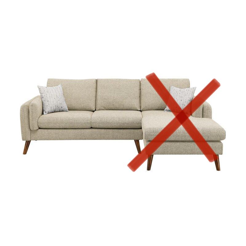 93'' Wide Right Hand Facing Fabric Sectional Piece CYB911