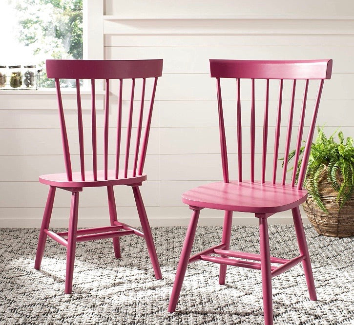 (Set of 2) Parker Chairs, Pink CG239
