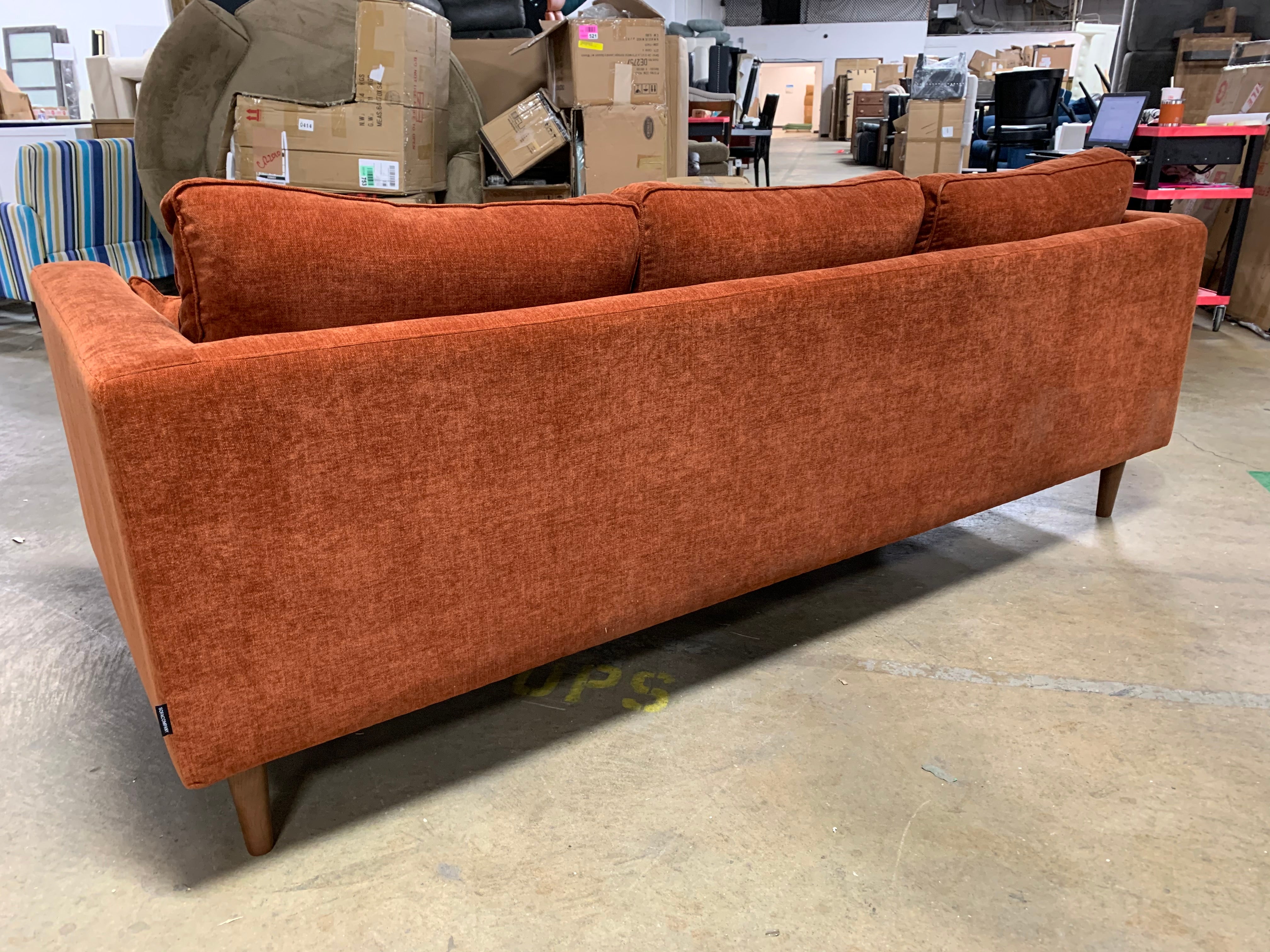 Bigler 89" Reversible Sectional, Danny Rust
