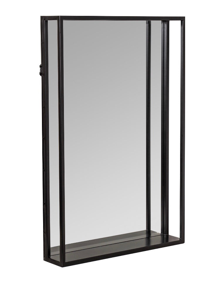 36'' H x 24'' W Standwood Glam Beveled with Shelves Accent Mirror Cg1280