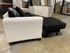 Newburg Latitude Black & White Sofa *As Is*