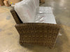Bradenton Outdoor Wicker Sectional Left Corner Loveseat with Cushions (No Covers)