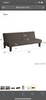 Grey Convertible Microfiber Futon #LX2012