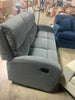Louis 72.5 in. Grey Velvet 3-Seater Lawson Reclining Sofa