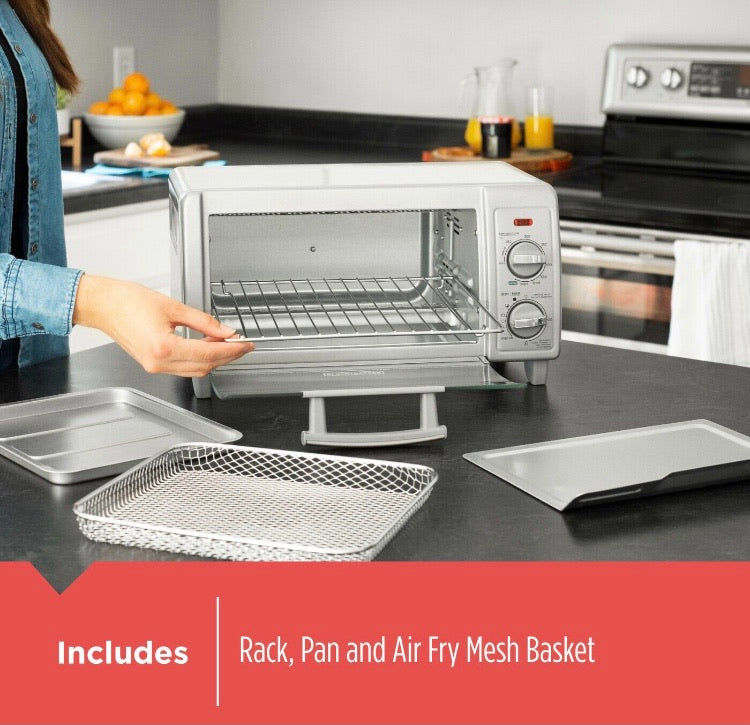 Black + Decker Crisp Bake Air Fry 4-Slice Toaster Oven CG1752