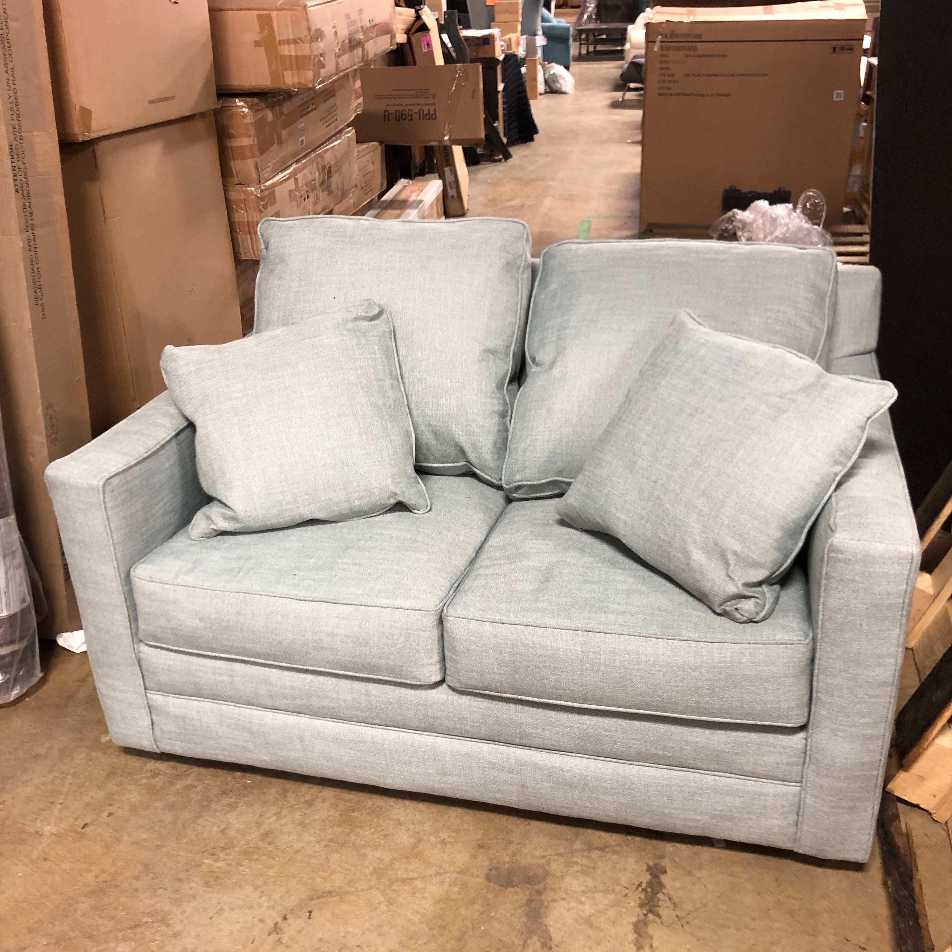 Winston Porter Chimel 58" Twin Sleeper Loveseat