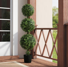 Load image into Gallery viewer, Triple Ball Boxwood Topiary in Pot CG922
