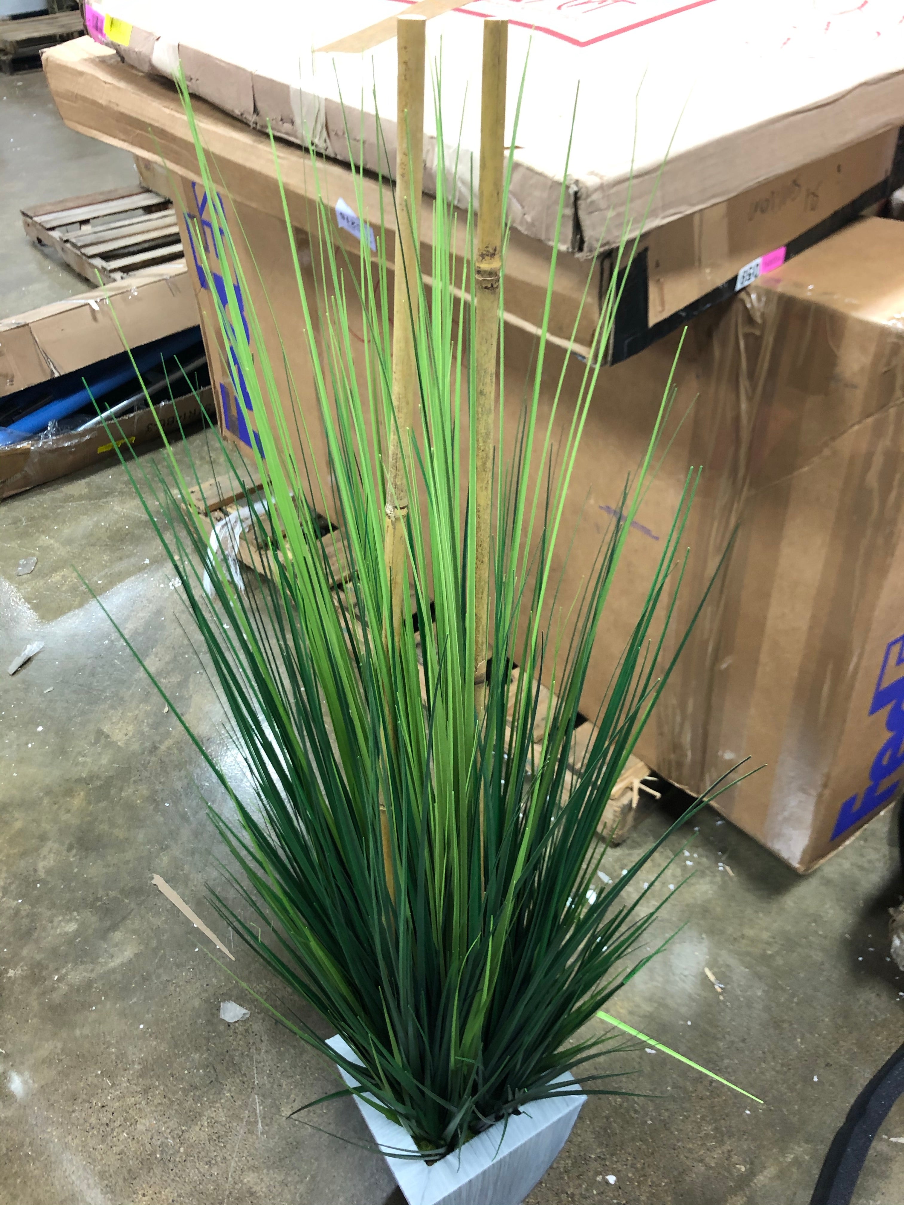 46" Artificial Foliage Grass with Bamboo in Planter CG776