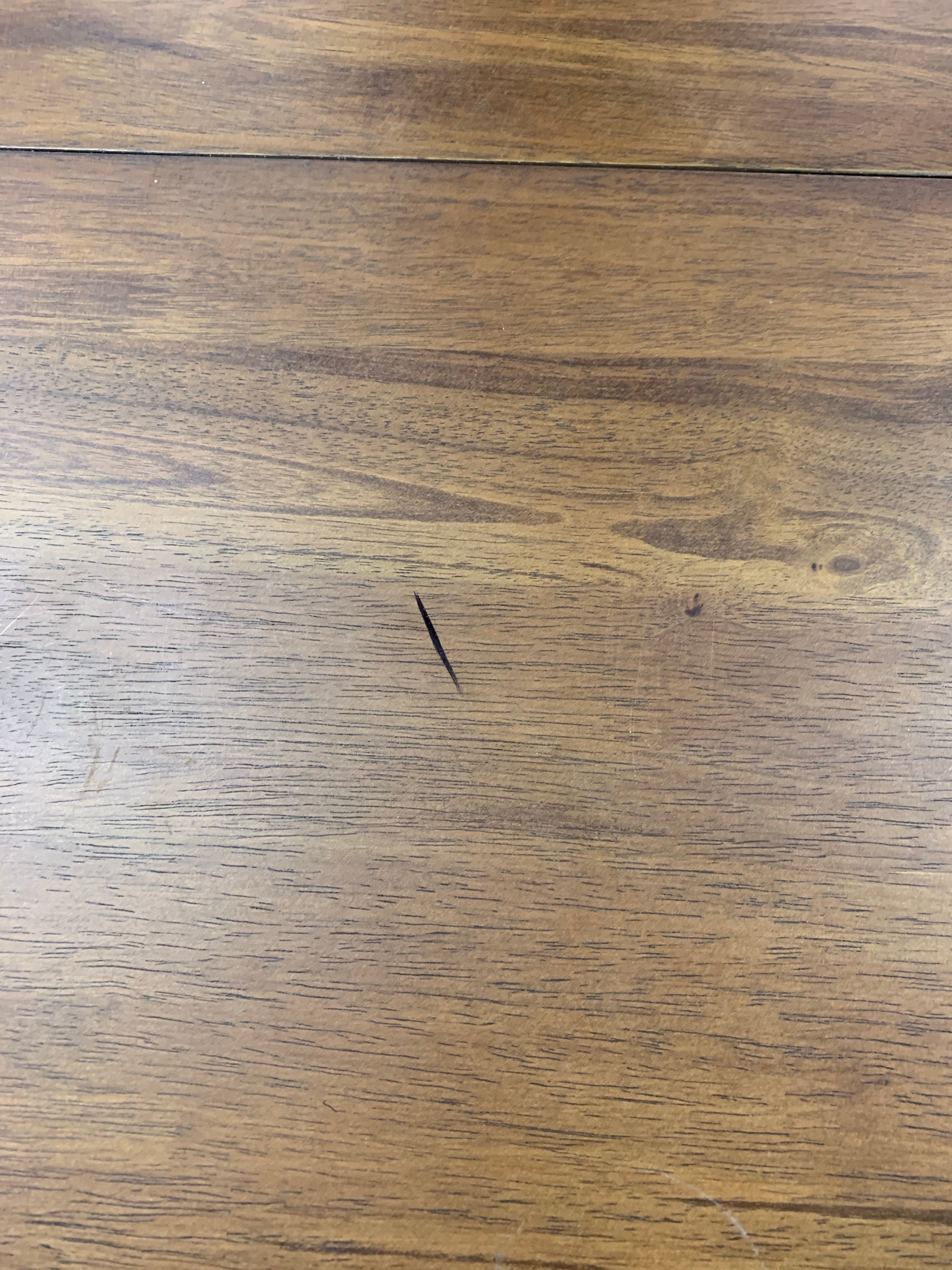 52" Wood Dining Table *As Is*