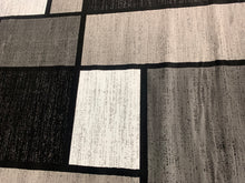 Load image into Gallery viewer, Lorenzo Geometric Gray/Black/White Area Rug, 10’x14’ (#32R)
