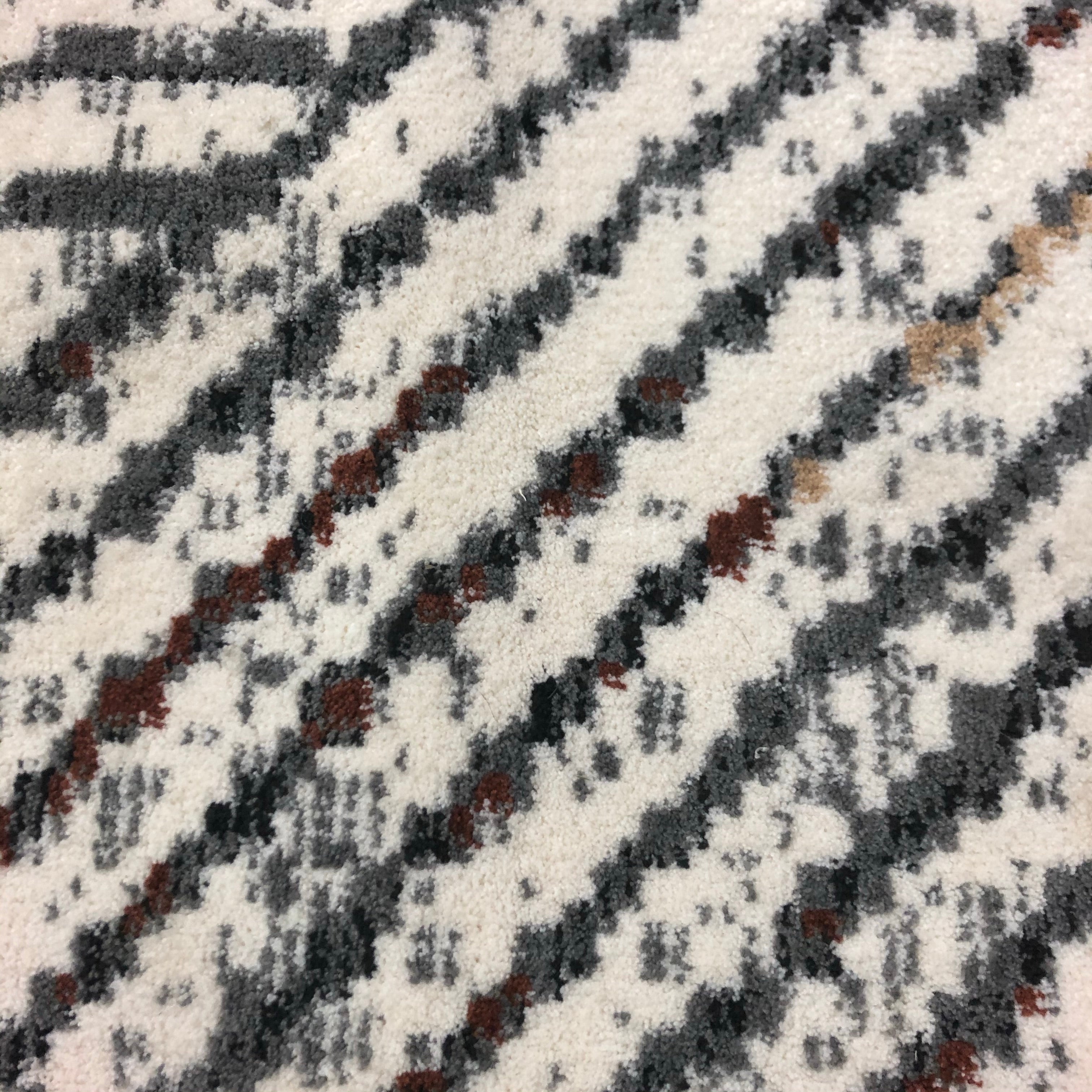 6'x9' Montalto Geometric Tufted Gray Area Rug CG1619
