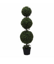 Load image into Gallery viewer, Triple Ball Boxwood Topiary in Pot CG922
