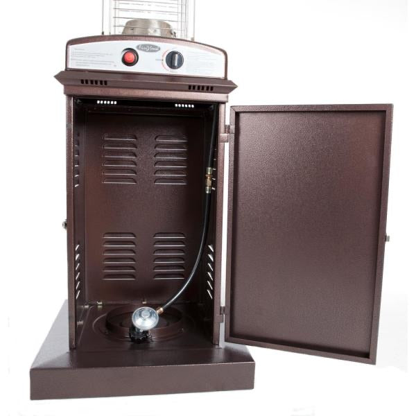 46,000 BTU Hammered Bronze Gas Patio Heater LX5436