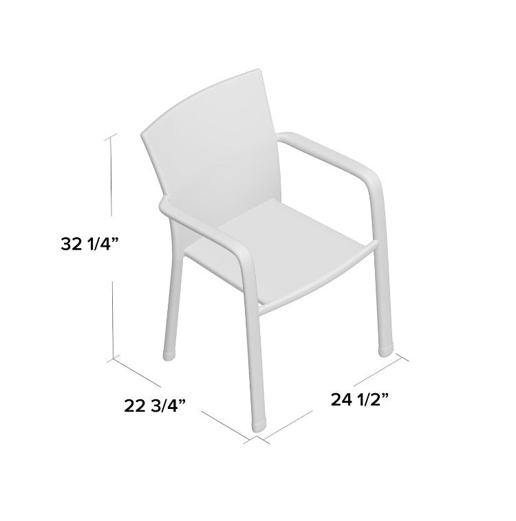 Blakely Stacking Patio Dining Chair (Set of 2) CG978