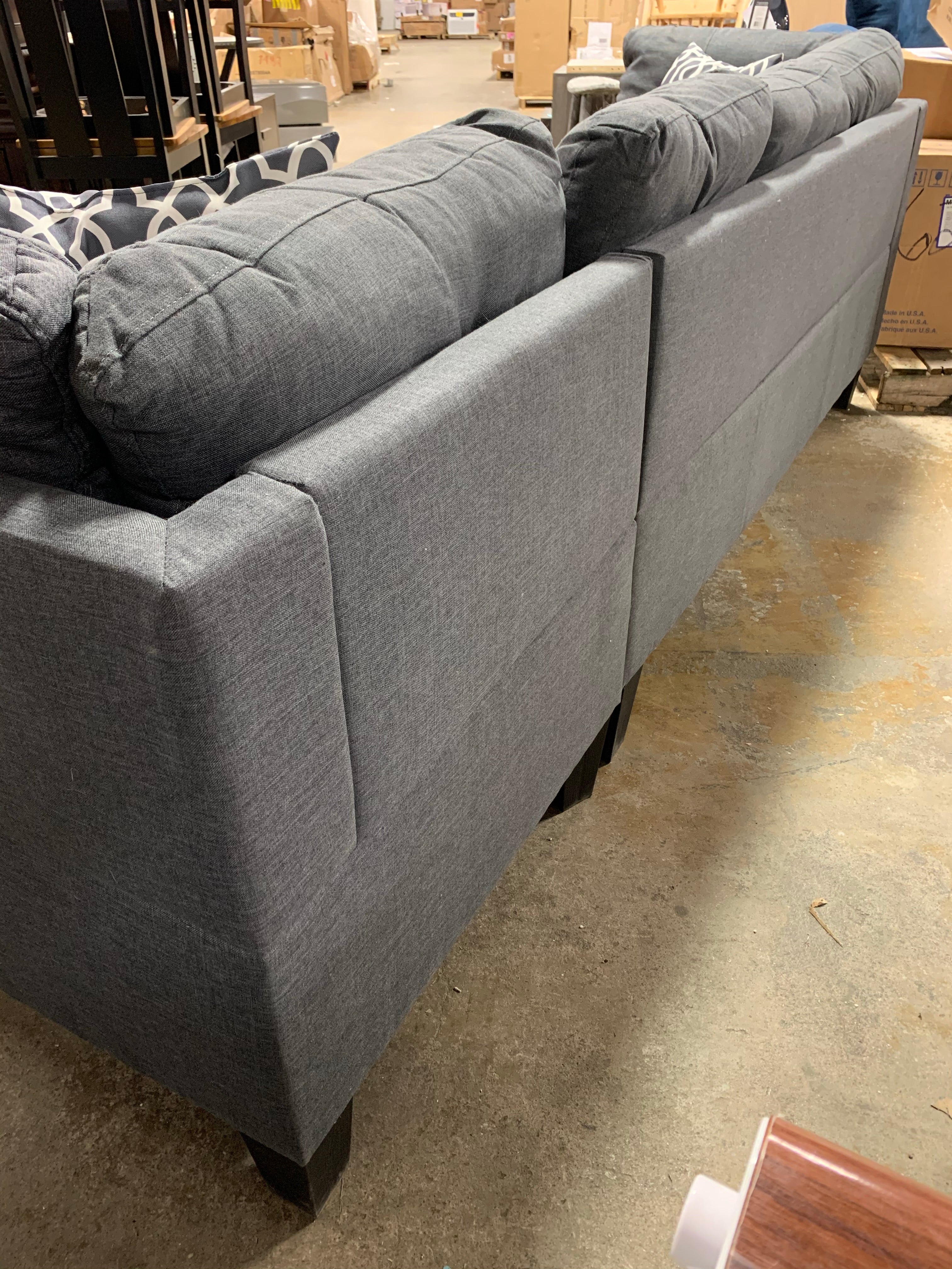 Avetta 101" Sectional with Storage Ottoman