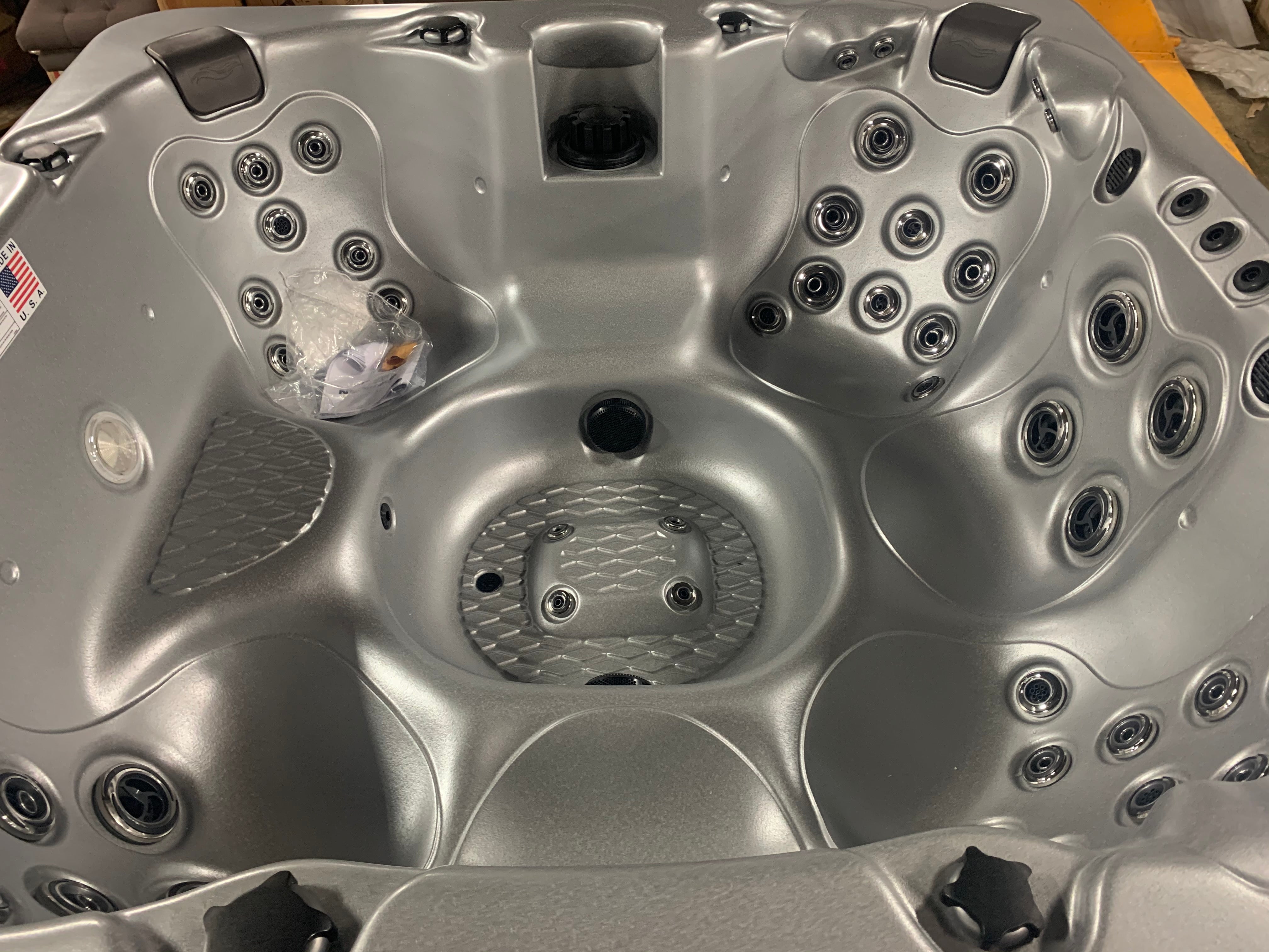 7-Person 56-Jet Hot Tub with LED Light and Stereo