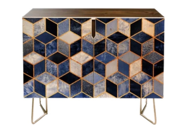 2 Door Geometric Accent Cabinet CG1785