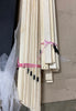 **As Is** White Tufted Headboard with Footboard - Full  #SA673