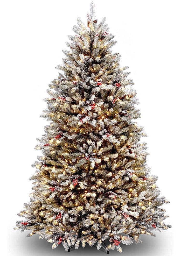 6.5 ft. Dunhill Fir Artificial Christmas Tree with Clear Lights CG1895