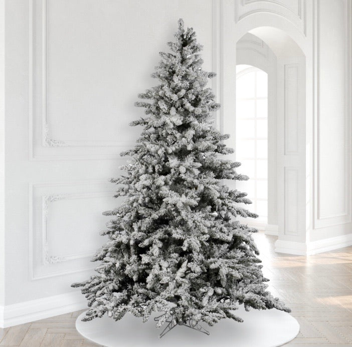 7.5' Green/White Fir Artificial Christmas Tree CG1808