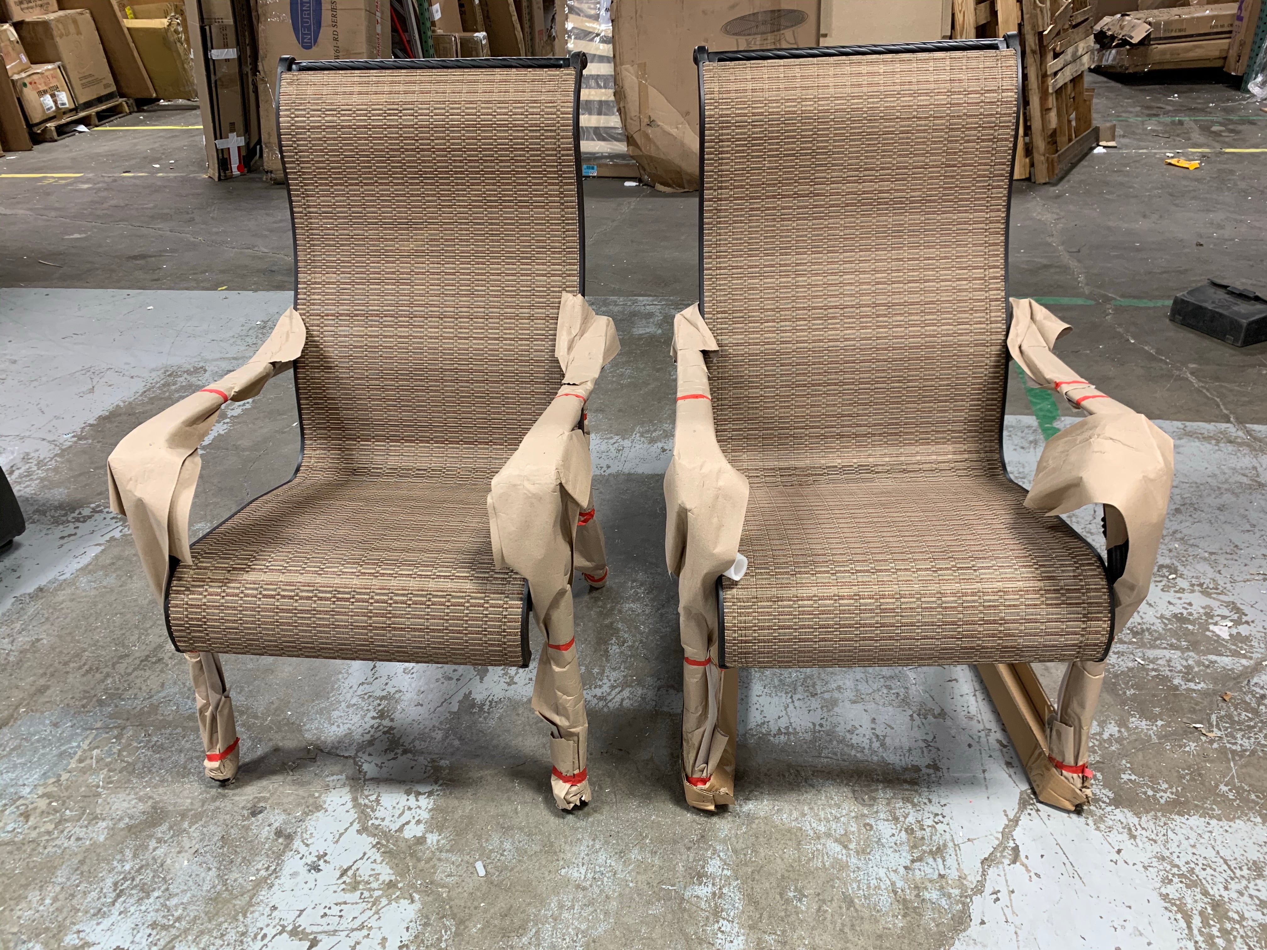 Balentine Aluminum Outdoor Dining Chair (Set of 2)